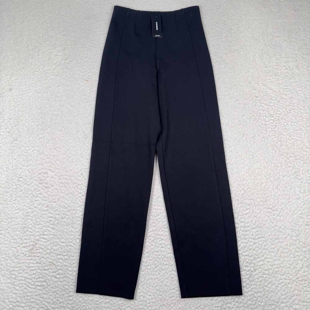 Express Columnist Pant Size XS High Rise Ankle Trousers Black 23x27 NWT $68